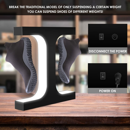 LM-011 ขาตั้งจอแสดงผล LED Lighting Magnetic Levitation Shoes, 15mm Black+White Light, 15mm White+White Light, 15mm Black+Color Light+RC, 28mm Black+White Light, 28mm White+White Light, 28mm Black+Color Light+RC
