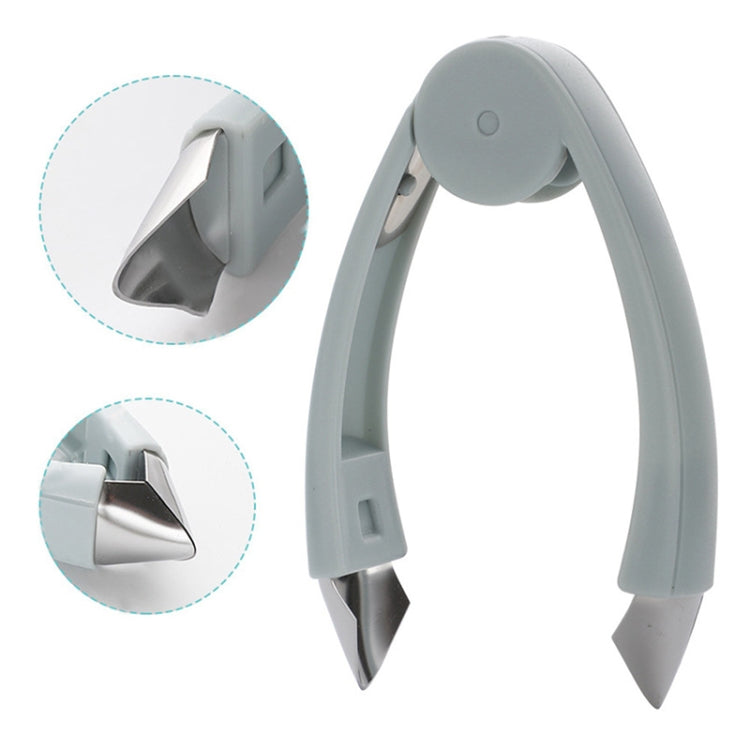 สับปะรด Remover คลิป Gadget เครื่องมือห้องครัวเครื่องปอกเปลือกสตรอเบอร์รี่, Pineapple Remover Clip(Blue), Pineapple Remover Clip(Orange), Pineapple Remover Clip(Gray)
