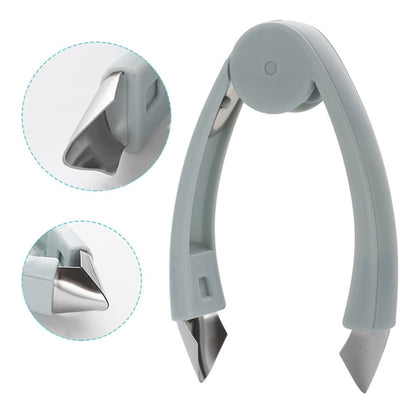 สับปะรด Remover คลิป Gadget เครื่องมือห้องครัวเครื่องปอกเปลือกสตรอเบอร์รี่, Pineapple Remover Clip(Blue), Pineapple Remover Clip(Orange), Pineapple Remover Clip(Gray)