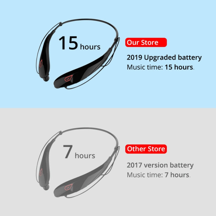 แบตเตอรี่ความจุขนาดใหญ่แฮนด์ฟรีหูฟังสเตอริโอ Bluetooth ไร้สายแบบสปอร์ตพร้อมไมโครโฟน
