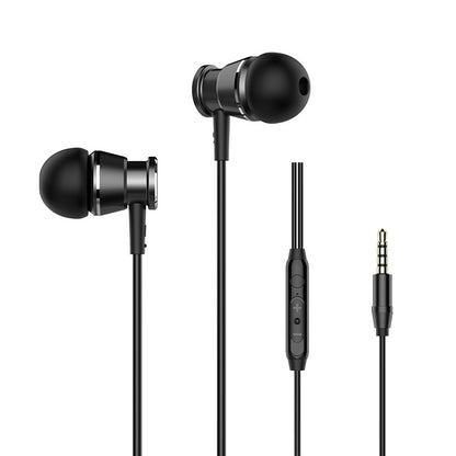 Langsdom M305 หูฟังเบสสำหรับโทรศัพท์ 3.5 มม.หูฟังชนิดใส่ในหูโลหะพร้อมหูฟัง HD Mic สำหรับ xiaomi iPhone Samsung