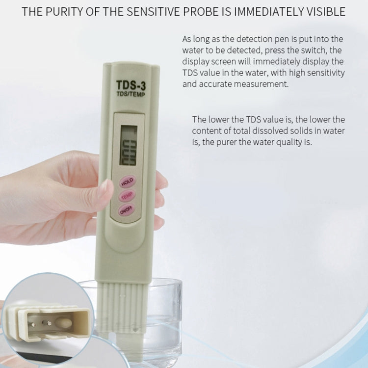 ดิจิตอล TDS Meter เครื่องทดสอบกรองคุณภาพน้ำเครื่องทดสอบความบริสุทธิ์น้ำดื่มแร่ธาตุเครื่องมือทดสอบ