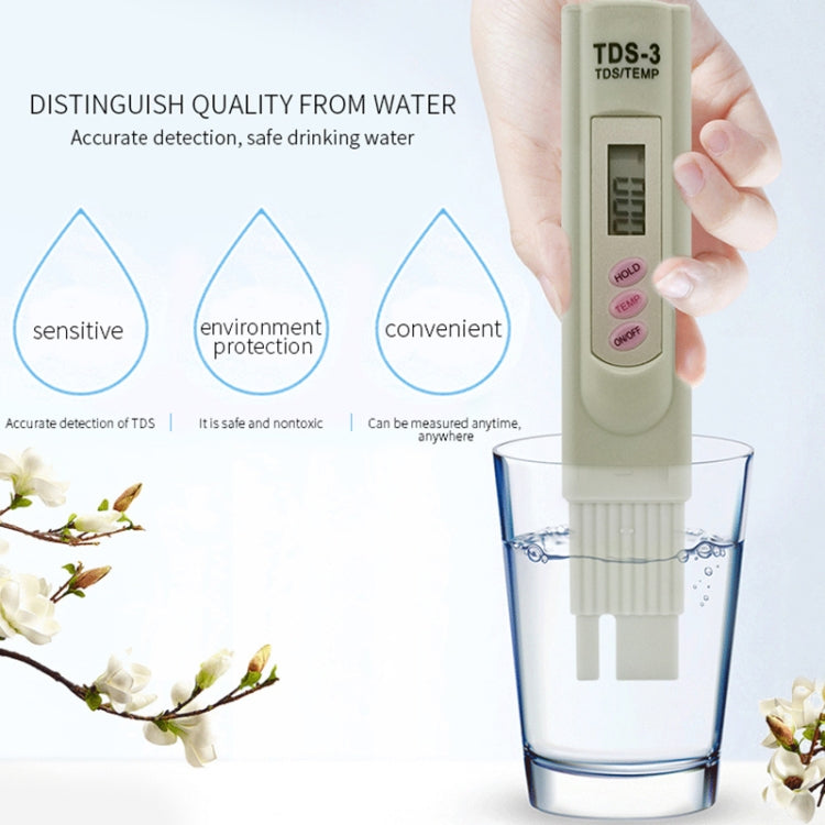 ดิจิตอล TDS Meter เครื่องทดสอบกรองคุณภาพน้ำเครื่องทดสอบความบริสุทธิ์น้ำดื่มแร่ธาตุเครื่องมือทดสอบ