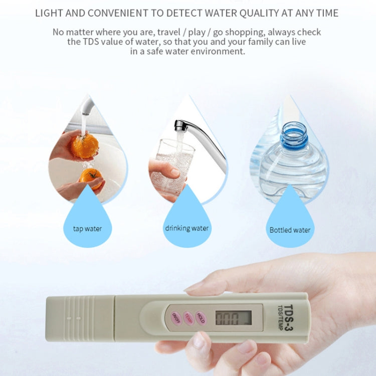 ดิจิตอล TDS Meter เครื่องทดสอบกรองคุณภาพน้ำเครื่องทดสอบความบริสุทธิ์น้ำดื่มแร่ธาตุเครื่องมือทดสอบ