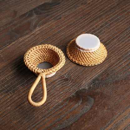 ไม้ไผ่ทอสร้างสรรค์กรองนำมาใช้ใหม่กรองชากระชอนอุปกรณ์, Bamboo Root Tea Leak, Bamboo Pole Gauze Plum Tea Leak, Bamboo Pole Hole Tea Leak, Rattan Tea Drain with Handle, Bamboo Woven Tea Leak, Bamboo Basket Tea Leak