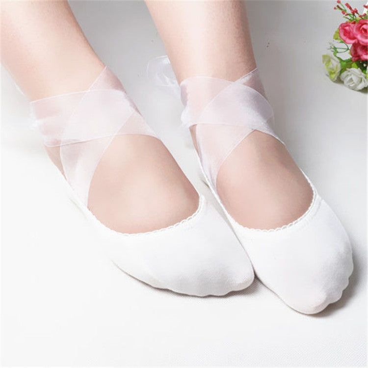 สตรี Bow Cross Straps ถุงเท้าปากตื้นถุงเท้าเรือใบ, One Size