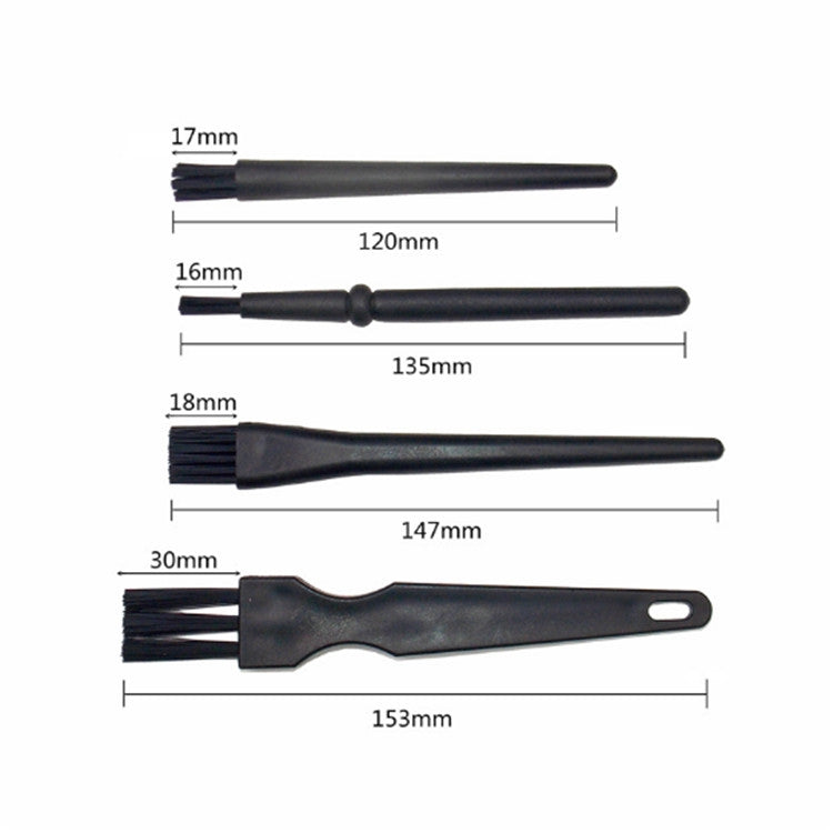 แปรงทำความสะอาดบอร์ด PCB แปรงป้องกันไฟฟ้าสถิตย์ 10 in 1, 10 in 1 Brush