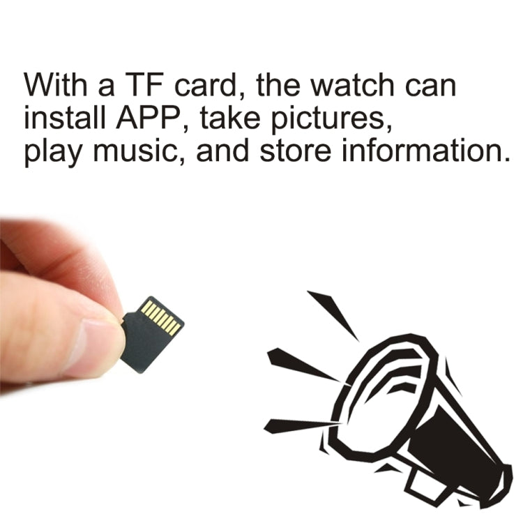 A1 1.54 นิ้วหน้าจอ IPS Bluetooth Smart Watch รองรับการโทรเพลงการถ่ายภาพ TF Card