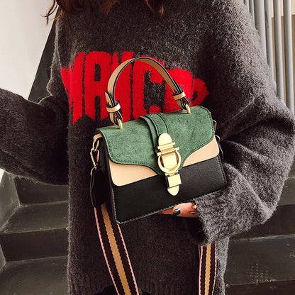 ผู้หญิงกระเป๋าถือหนังกระเป๋าสะพายหรูหราออกแบบกระเป๋าCrossbody