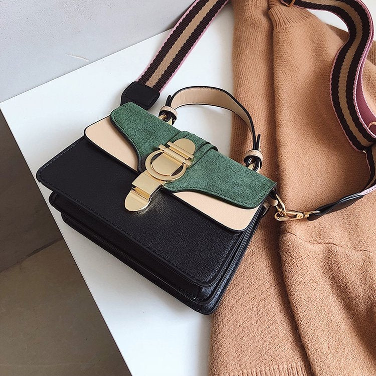 ผู้หญิงกระเป๋าถือหนังกระเป๋าสะพายหรูหราออกแบบกระเป๋าCrossbody