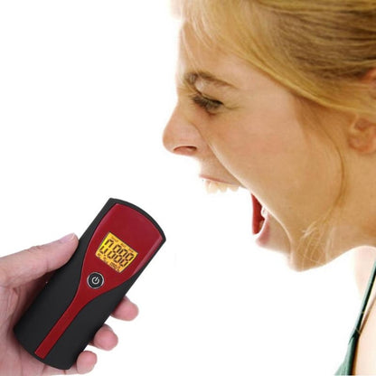 W637 เครื่องทดสอบแอลกอฮอล์ในลมหายใจแบบดิจิตอลใช้งานง่าย Breathalyzer เครื่องวัดแอลกอฮอล์เครื่องวิเคราะห์เครื่องตรวจจับพร้อมจอแสดงผล LCD