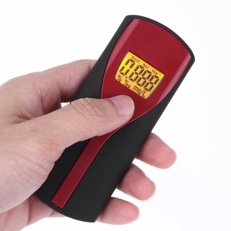 W637 เครื่องทดสอบแอลกอฮอล์ในลมหายใจแบบดิจิตอลใช้งานง่าย Breathalyzer เครื่องวัดแอลกอฮอล์เครื่องวิเคราะห์เครื่องตรวจจับพร้อมจอแสดงผล LCD