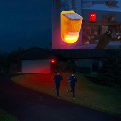 129dB Solar Alarm Light Human Body Induction รีโมทคอนโทรลฟาร์ม Anti-theft Drive วัตถุเสียงและแสงนาฬิกาปลุก, N911E English, N911C English