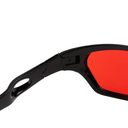 2 PCS Universal 3D แว่นตาพลาสติกกรอบสีดำ 3D Vision Glass สำหรับมิติภาพยนตร์ Anaglyph เกม DVD วีดีโอ, 2 PCS Universal