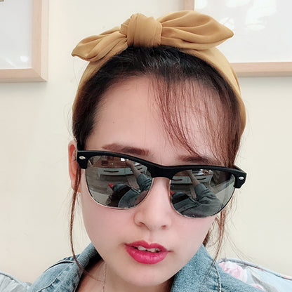 หูกระต่ายผ้าโบว์คาดผมสาวผมวงห่วงอุปกรณ์เสริม