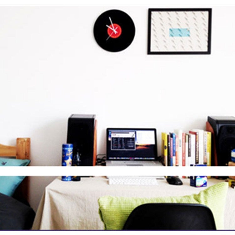 12 นิ้วบันทึกไวนิล DIY Wall Clock Retro Vintage บันทึกนาฬิกา