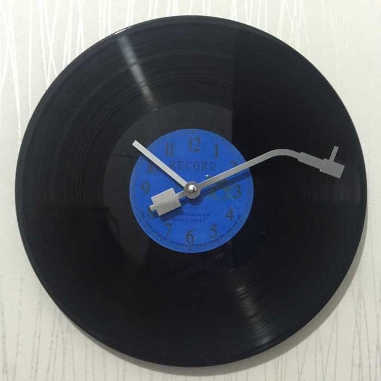 12 นิ้วบันทึกไวนิล DIY Wall Clock Retro Vintage บันทึกนาฬิกา