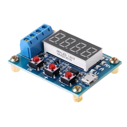 ZB2L3 แบตเตอรี่เครื่องทดสอบความจุ 1.2-12V 18650 Li-Ion Lithium Lead-acid แบตเตอรี่ความจุเมตร Discharge Tester Analyzer, ZB2L3 Battery Capacity Tester