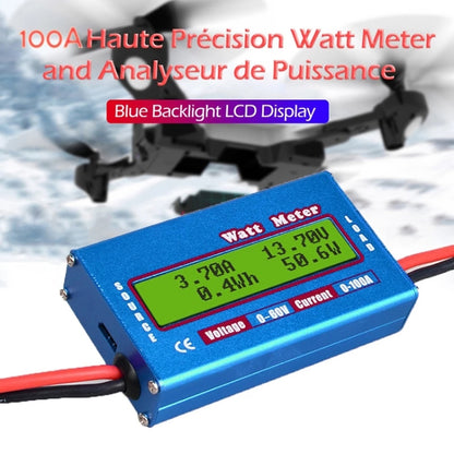 เครื่องบินรุ่น 0-100A 0-60V กระแสไฟฟ้าต่อเนื่อง 50A High Precision Wattmeter