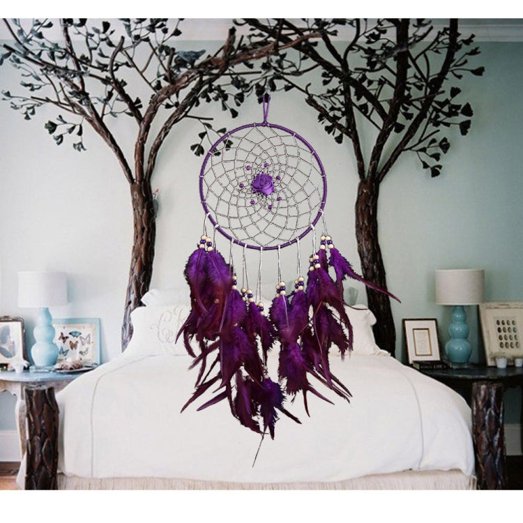 Creative ทอผ้าหัตถกรรมเครื่องประดับรถ Dreamcatcher แขวนผนังเครื่องประดับ