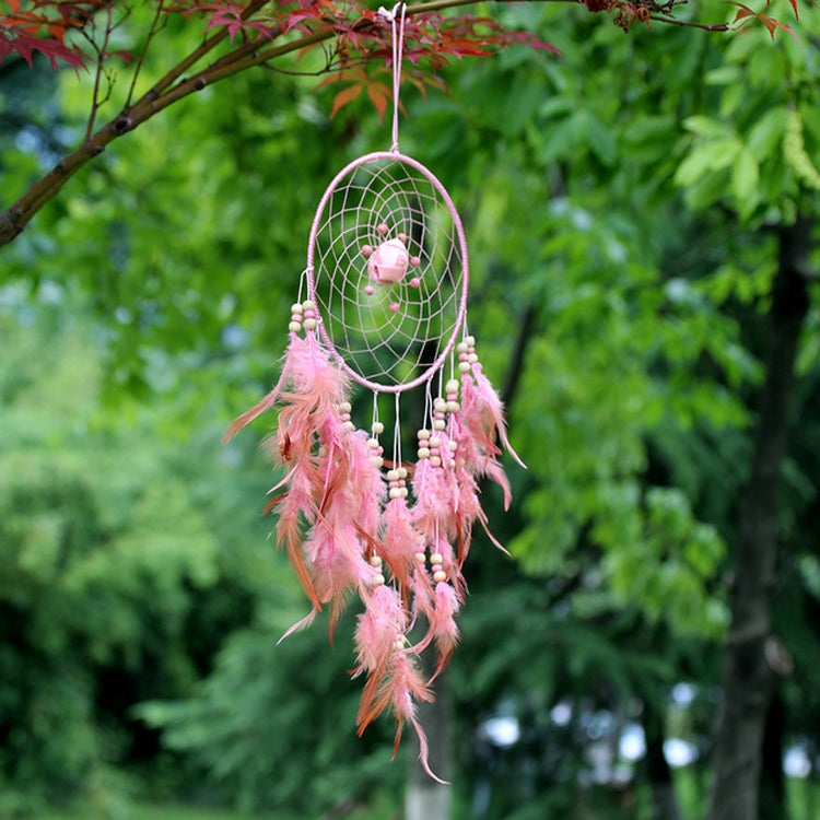 Creative ทอผ้าหัตถกรรมเครื่องประดับรถ Dreamcatcher แขวนผนังเครื่องประดับ