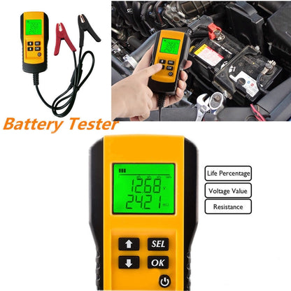 AE300 รถ 12V เครื่องวิเคราะห์เครื่องทดสอบแบตเตอรี่ดิจิตอล, Digital Battery Tester