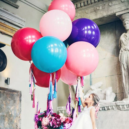 โปร่งใสลูกโป่ง 36 นิ้วงานแต่งงานตกแต่งฮีเลียมบอลลูนยักษ์วันเกิด Party Decor Inflatable Air Ball