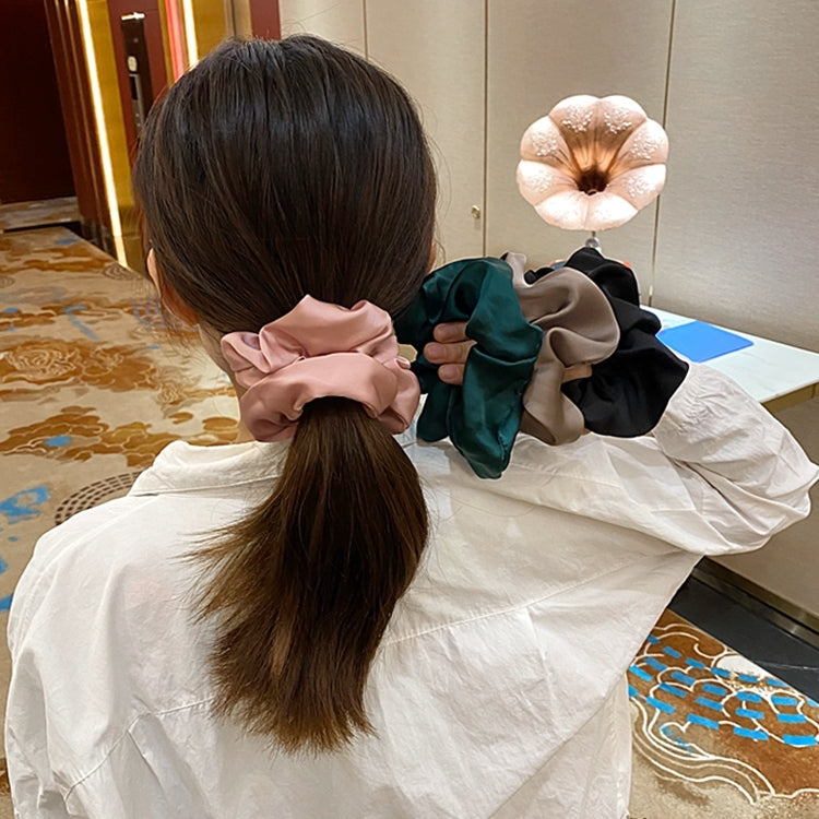 2 ชิ้นลำไส้ขนาดใหญ่แหวนผมวงผู้หญิงผ้าผมหางม้าไม่มีรอยต่อยืดเครื่องประดับผม