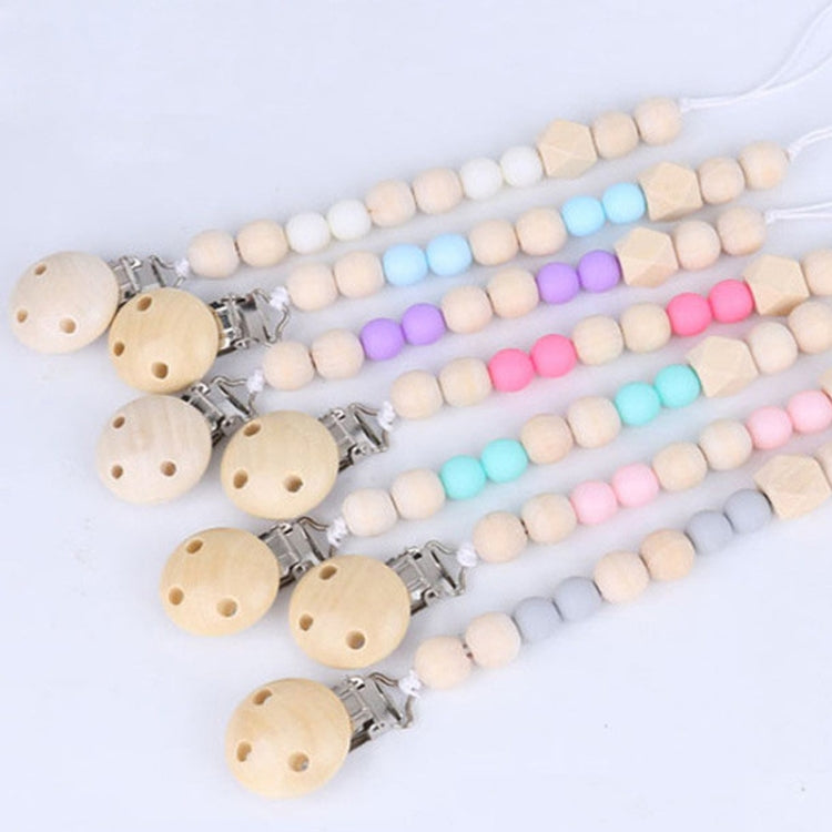 3 ชิ้น Baby Pacifier คลิปโซ่ผู้ถือไม้จุกนมหลอก Pacifier คลิปสายคล้องคอจุกนมสำหรับทารก Feeding