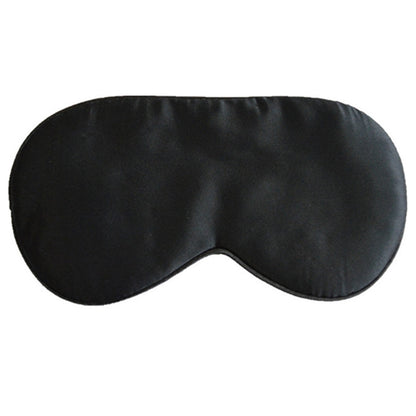 2 ชิ้น Pure Silk Sleep Rest Eye Mask เบาะ Shade Cover Travel Relax Aid Blindfolds