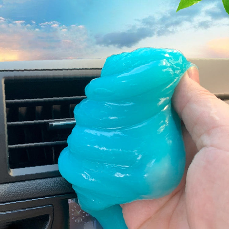 สติ๊กเกอร์เจลกาวทำความสะอาดรถยนต์, Sky Blue, Transparent