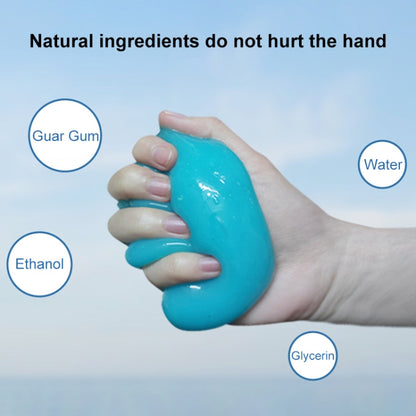 สติ๊กเกอร์เจลกาวทำความสะอาดรถยนต์, Sky Blue, Transparent