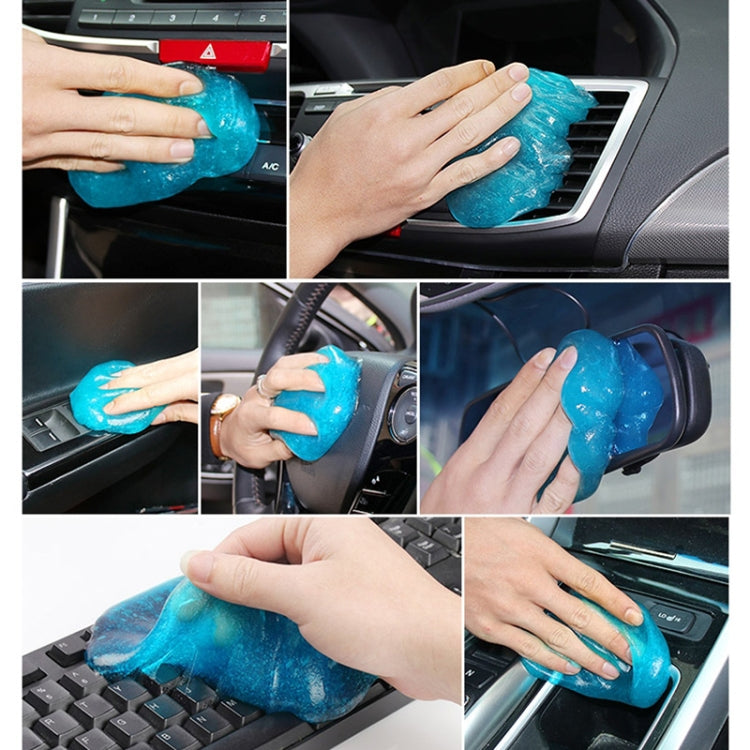 สติ๊กเกอร์เจลกาวทำความสะอาดรถยนต์, Sky Blue, Transparent