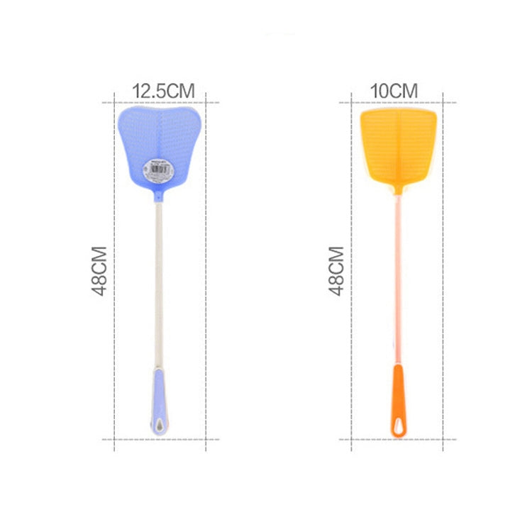 4 ชิ้นพลาสติกในครัวเรือนด้ามยาวบินผู้ตียุงผู้ตี, การจัดส่งสีสุ่ม, 1PC