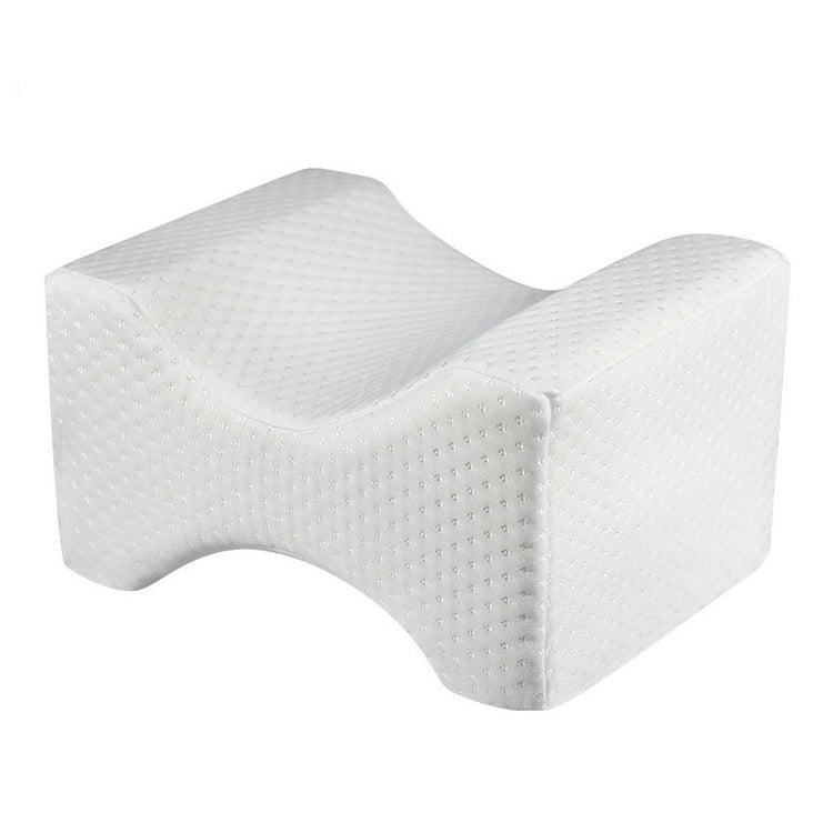 Orthopedic Memory Foam เข่า Wedge หมอนสำหรับ Sleeping อาการปวดตะโพกกลับ Hip Joint Pain Relief Contour ขาต้นขา Pad สนับสนุนเบาะ, White, White+bandage, Navy blue grid+bandage
