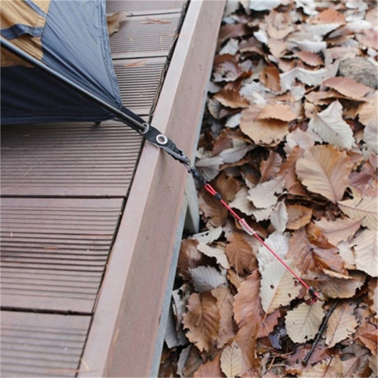 3 PCS Outdoor Camping เต็นท์เชือกยืดหยุ่นหัวเข็มขัดความยืดหยุ่นสูงสายรัดคงที่อุปกรณ์ตั้งแคมป์, การจัดส่งสีแบบสุ่ม, Elastic Rope Buckle