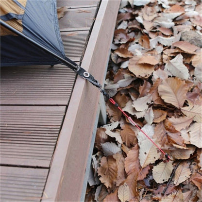 3 PCS Outdoor Camping เต็นท์เชือกยืดหยุ่นหัวเข็มขัดความยืดหยุ่นสูงสายรัดคงที่อุปกรณ์ตั้งแคมป์, การจัดส่งสีแบบสุ่ม, Elastic Rope Buckle