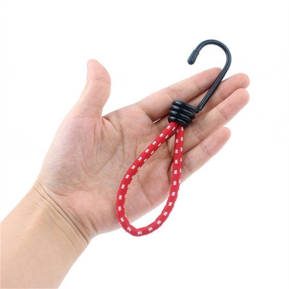 3 PCS Outdoor Camping เต็นท์เชือกยืดหยุ่นหัวเข็มขัดความยืดหยุ่นสูงสายรัดคงที่อุปกรณ์ตั้งแคมป์, การจัดส่งสีแบบสุ่ม, Elastic Rope Buckle