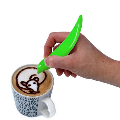 ใหม่ไฟฟ้า Latte Art ปากกาสำหรับเค้กกาแฟปากกาสำหรับเครื่องเทศเค้กตกแต่งปากกากาแฟแกะสลักปากกา Baking Pastry เครื่องมือ