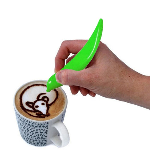 ใหม่ไฟฟ้า Latte Art ปากกาสำหรับเค้กกาแฟปากกาสำหรับเครื่องเทศเค้กตกแต่งปากกากาแฟแกะสลักปากกา Baking Pastry เครื่องมือ