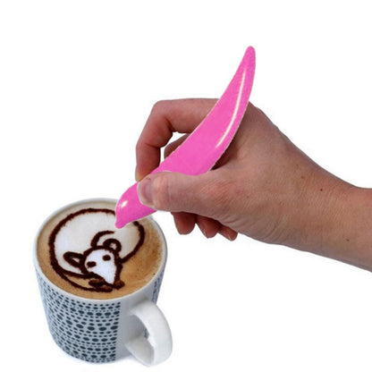 ใหม่ไฟฟ้า Latte Art ปากกาสำหรับเค้กกาแฟปากกาสำหรับเครื่องเทศเค้กตกแต่งปากกากาแฟแกะสลักปากกา Baking Pastry เครื่องมือ