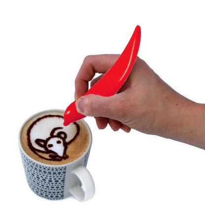 ใหม่ไฟฟ้า Latte Art ปากกาสำหรับเค้กกาแฟปากกาสำหรับเครื่องเทศเค้กตกแต่งปากกากาแฟแกะสลักปากกา Baking Pastry เครื่องมือ