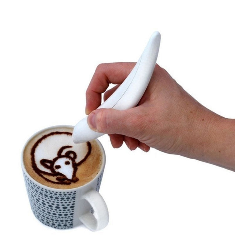 ใหม่ไฟฟ้า Latte Art ปากกาสำหรับเค้กกาแฟปากกาสำหรับเครื่องเทศเค้กตกแต่งปากกากาแฟแกะสลักปากกา Baking Pastry เครื่องมือ