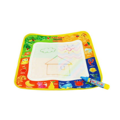 3 PCS Magic Graffiti Water Writing Cloth เด็กกระดานวาดภาพพับได้พร้อมปากกาขนาด: 29 ซม. x 29 ซม