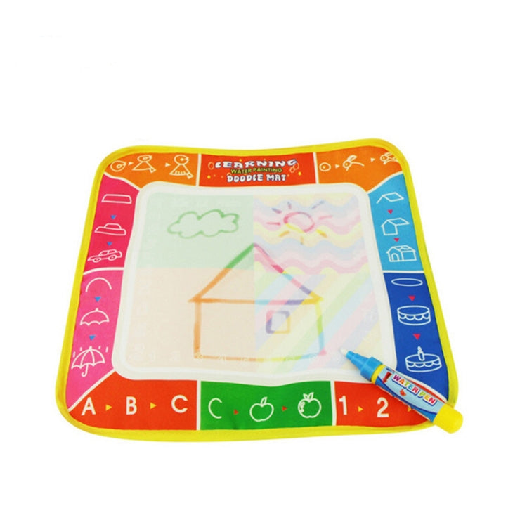 3 PCS Magic Graffiti Water Writing Cloth เด็กกระดานวาดภาพพับได้พร้อมปากกาขนาด: 29 ซม. x 29 ซม