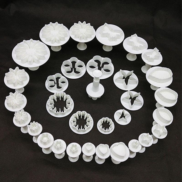 เครื่องมือตกแต่งเค้กFondant Plunger Cuttersบิสกิตเค้กแม่พิมพ์Bakewareอุปกรณ์เสริม, Cake Decorating Tools