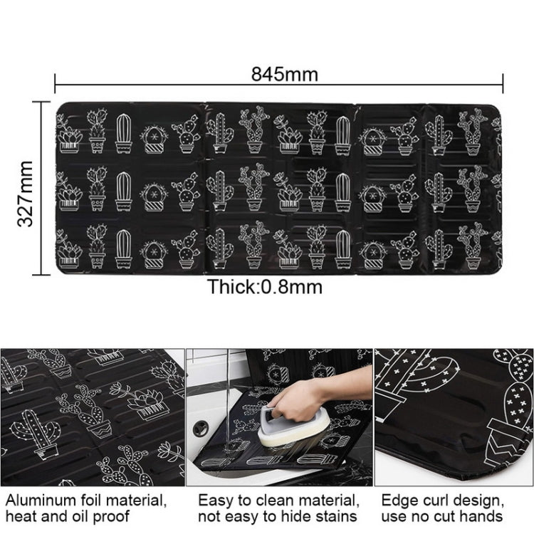 2 PCS เตาแก๊สอลูมิเนียมฟอยล์แผ่นน้ำมัน KITCHEN Splash GUARD สูงอุณหภูมิน้ำมันฉนวนกันความร้อน