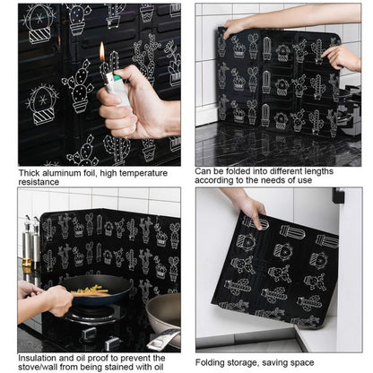2 PCS เตาแก๊สอลูมิเนียมฟอยล์แผ่นน้ำมัน KITCHEN Splash GUARD สูงอุณหภูมิน้ำมันฉนวนกันความร้อน