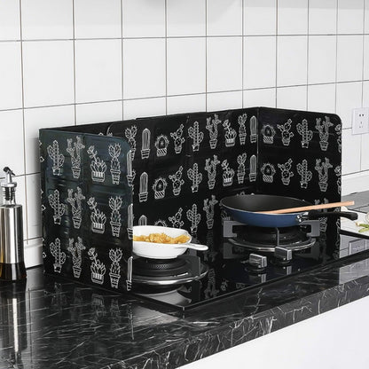 2 PCS เตาแก๊สอลูมิเนียมฟอยล์แผ่นน้ำมัน KITCHEN Splash GUARD สูงอุณหภูมิน้ำมันฉนวนกันความร้อน