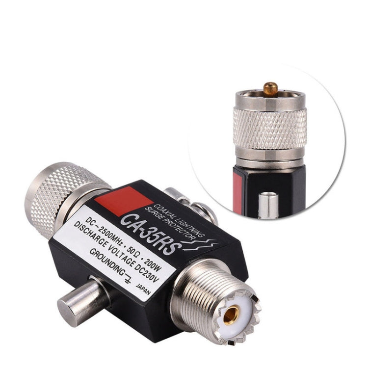 CA-35RS PL259 SO239 Walkie Talkie วิทยุ Repeater Coaxial Lightning Antenna Surge Protector, CA-35RS